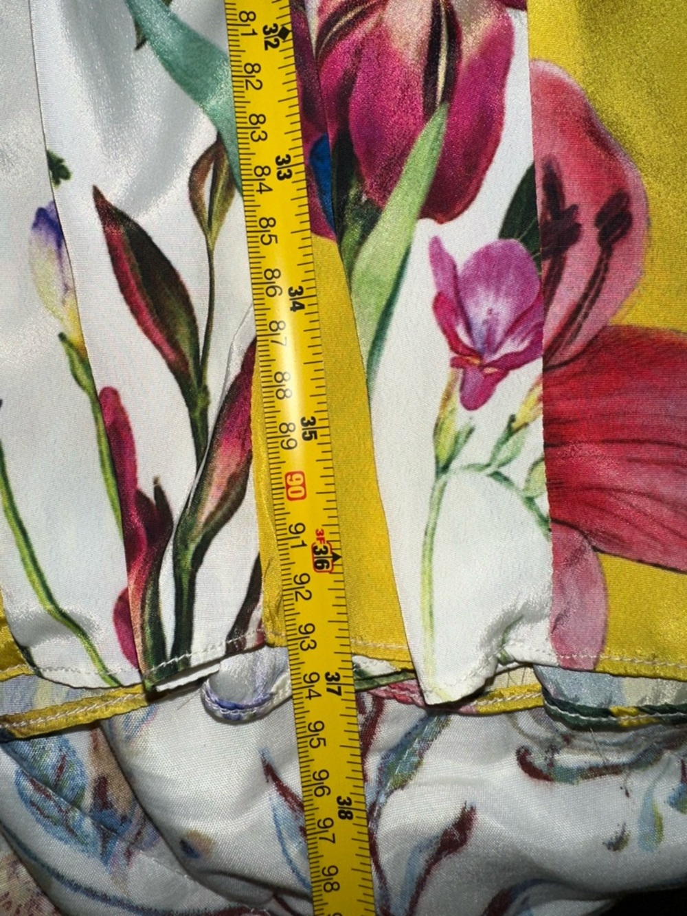 ROCOCO SAND Aprile Floral Yellow Maxi Skirt Size 6P - Picture 16 of 16